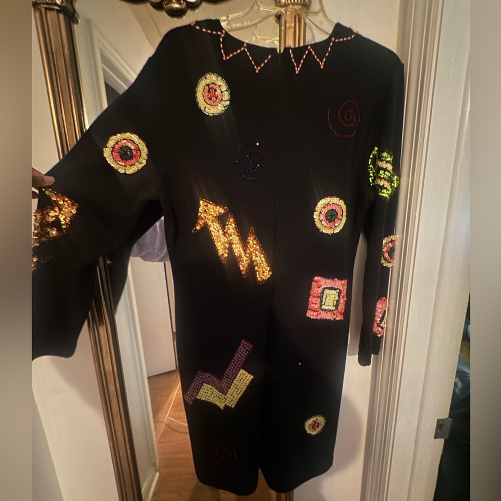 Liz Claiborne Jeweled Dress! size large .